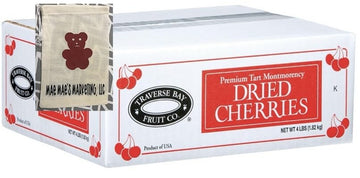 Traverse Bay Fruit Co. Premium Tart Montmorency Dried Cherries, 4 lbs. - Mae Mae's Marketing, LLC Bundle