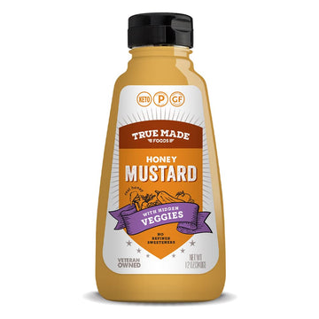 True Made Foods Low Sugar Honey Mustard, Keto Friendly (12oz, 3 Pack)