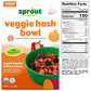 Sprout Organics, Toddler Meal, Veggie Hash Breakfast Bowl, 5 Oz