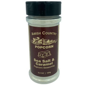 Amish Country Popcorn | Sea Salt and Caramel Seasoning - 6.5 oz | Old Fashioned, Non-GMO and Gluten Free
