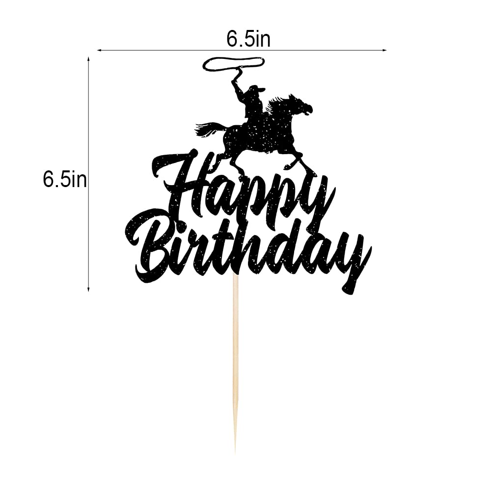 Bekaterea Cowboy Cake Topper, Riding Cowboy Birthday Cake Decorating, Western Themed Cake Decorating, Baby Shower Cake Decoratin