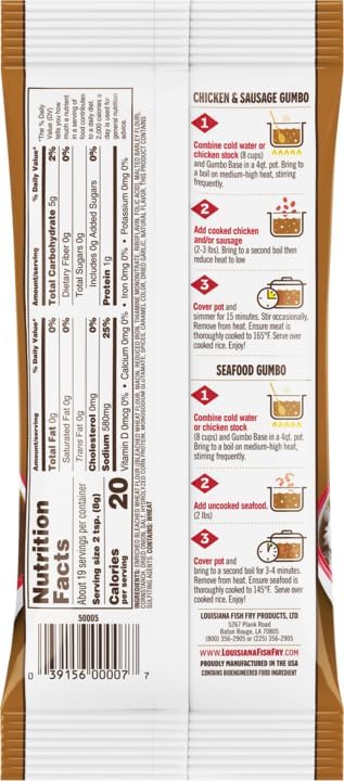 Cajun Gumbo Base - 5 Oz (Pack Of 3)