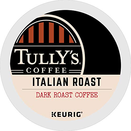 Tully s Coffee Italian Roast, Keurig Single-Serve K-Cup Pods, Dark Roast Coffee, 72 Count