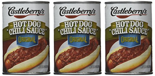 Castleberry'S Original Hot Dog Chili Sauce (10 Oz Cans) 3 Pack