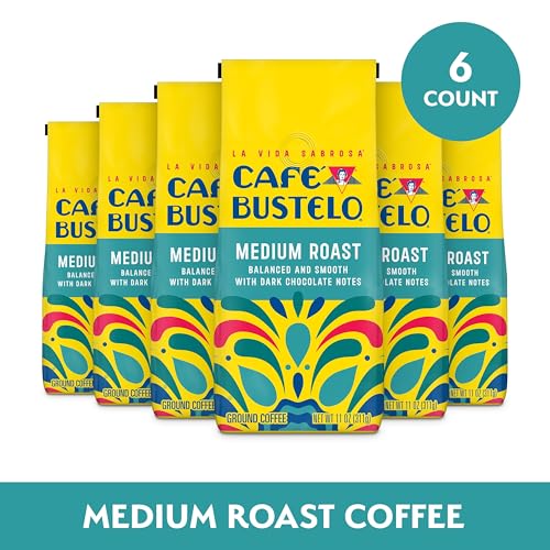Caf? Bustelo Medium Roast Ground Coffee  11-Oz. Bag (Pack of 6)