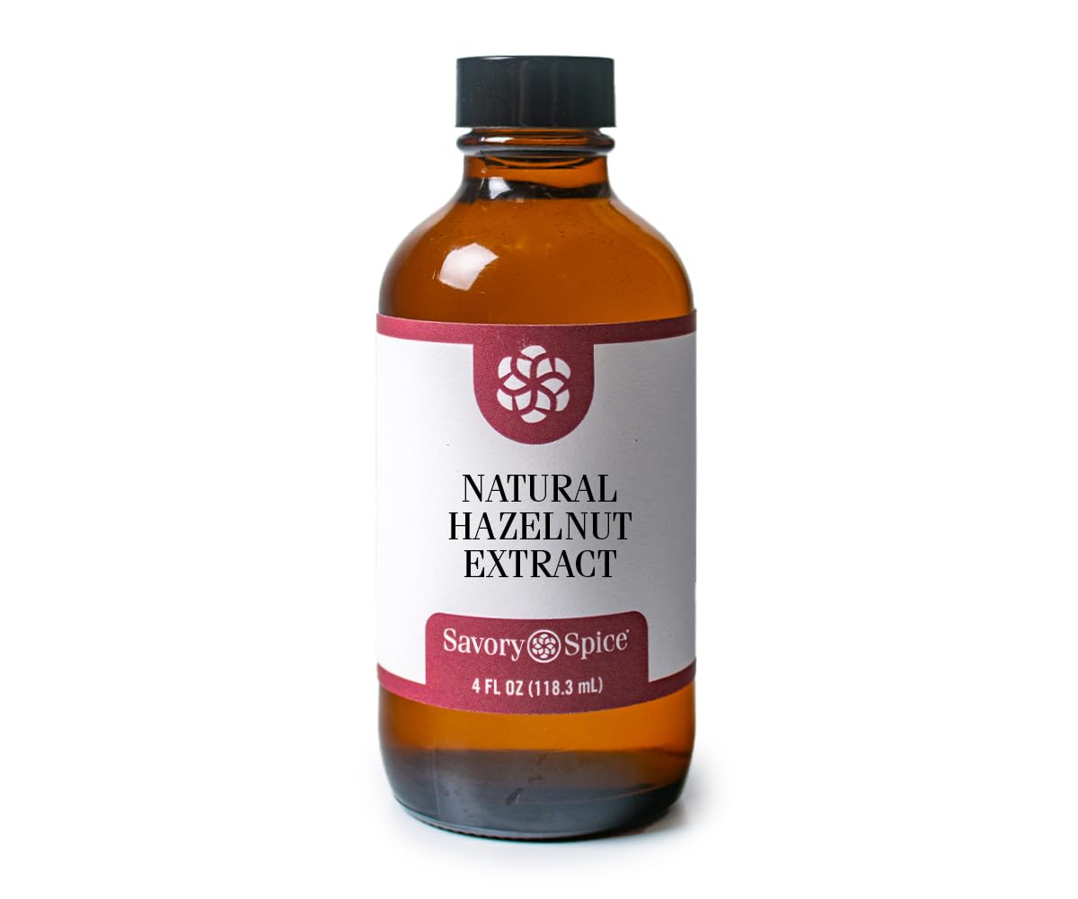 Savory Spice Natural Hazelnut Extract | Hazelnut Extract Flavoring For Coffee, Baking, Desserts & Making Hazelnut Syrup Or Sauce