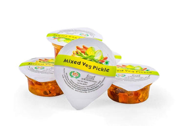 Delicasia (Sr'S)Mixed Veg Pickle 15 Gm Chotu Pack (Pack Of 48) Blister Pack. Portion Pack. Indian Flavor. No Artificial Color An
