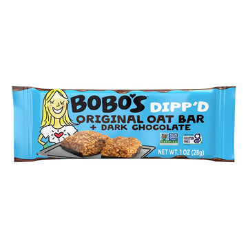 Bobos Dippd Bars (30 ct Case) (Original with Dark Chocolate)