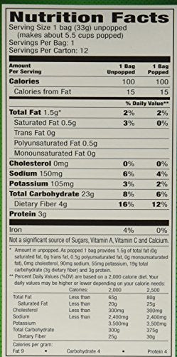 Orville Redenbacher Smart Pop Kettle Korn Mini Bags, 12-Count (Pack Of 3)
