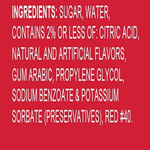 Hypothermias Red Cream Soda Syrup - 128 Fl Oz Gallon - 100% Pure Cane Sugar for Snow Cones and Shaved Ice