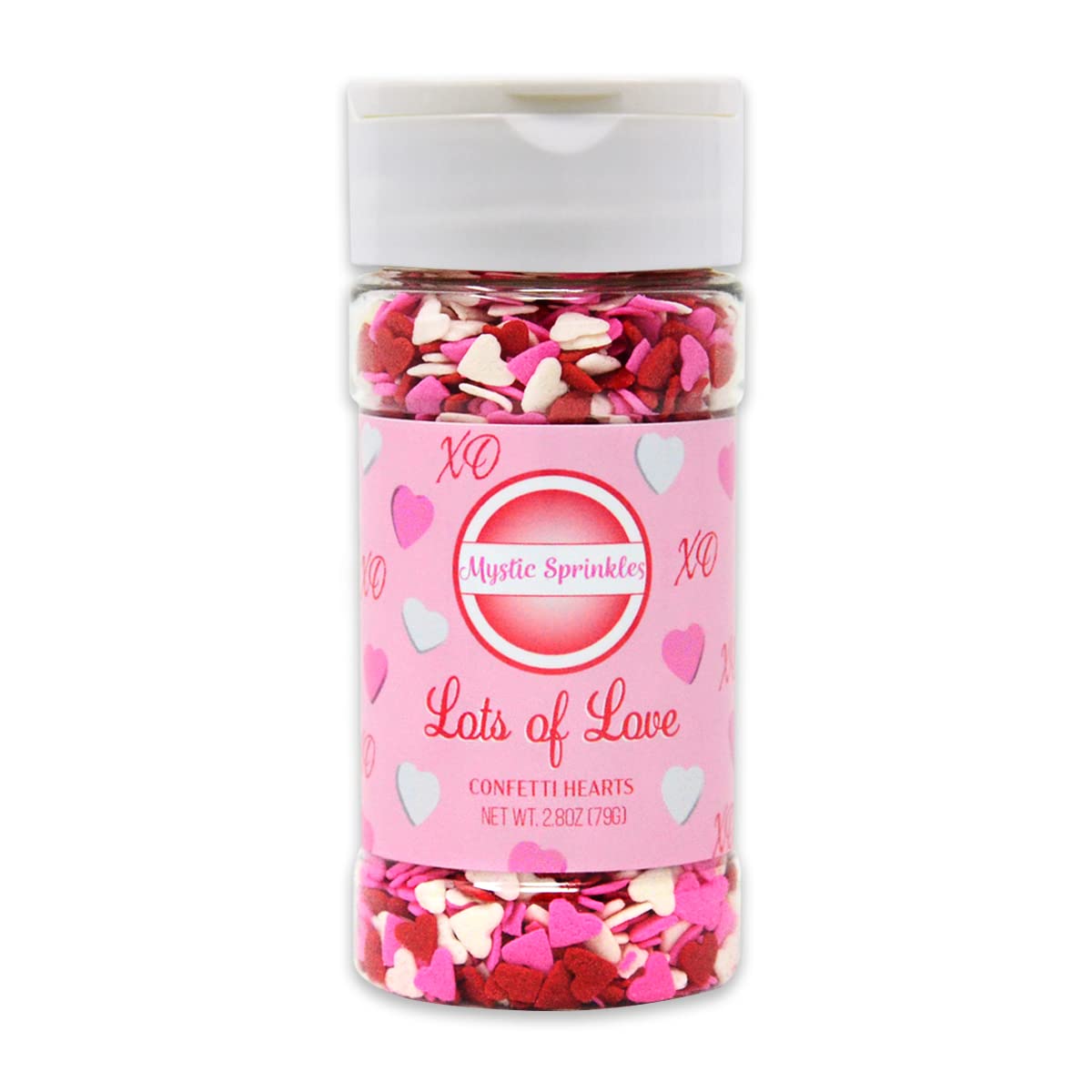 Mystic Sprinkles Valentine'S Day Sprinkle Mixes (Lots Of Love Confetti Hearts 2.8 Oz)