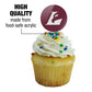 University Of Wisconsin - La Crosse University Primary Logo Cupcake Picks Toppers Decoration Set Of 6