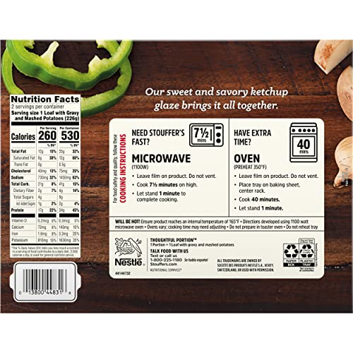 Stouffers Classic Meatloaf Frozen Meal