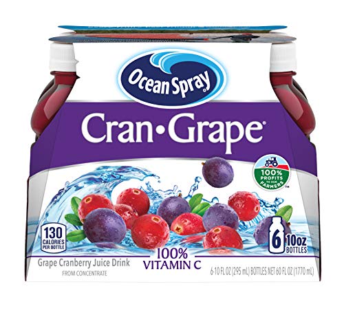 Ocean Spray Juice Drink  Cran-G  10 Ounce Bottle (Pack of 6)