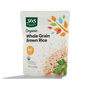 365 By Whole Foods Market, Rice Brown Whole Grain 90 Second Organic, 9 Ounce