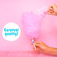 Cotton Candy Express Floss Sugar Variety Pack with 3 - 11oz Plastic Jars of Cherry, Blue Raspberry & Grape Flossing Sugars Plus