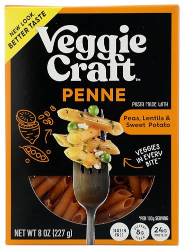 Veggiecraft - Penne Pasta Sweet Potato - Case of 12-8 OZ (12x8 OZ)