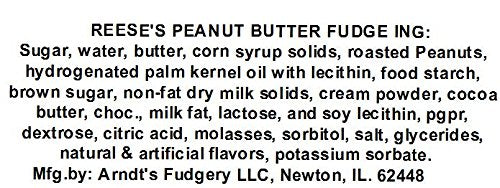 Home Made Creamy Peanut Butter Cup Fudge - 1 1/2 Lb. Box