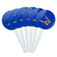 Texas A&M - Kingsville Secondary Logo Cupcake Picks Toppers Decoration Set of 6