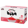 Yulu Foods Strawberry Popping Boba Pearls - Bursting Fruit Bubble Balls - 20 Pack Single-Serve Snacks - Ready To Eat  Less Mess Than Tub Boba  Kids Love It