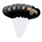 GRAPHICS & MORE Cupcake Picks Set of 6, Heart Design, Acrylic, One Size, Mercer University