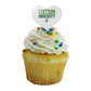 GRAPHICS & MORE Cupcake Picks Set of 6, Acrylic, Stetson University Heart Love Design