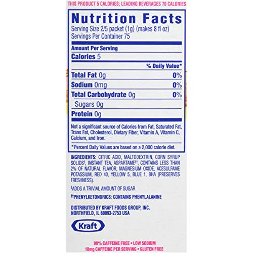 Crystal Light Iced Tea Drink Mix (30 On The Go Packets)