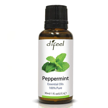 Difeel Essential Oils 100% Pure Peppermint Oil 1 Ounce