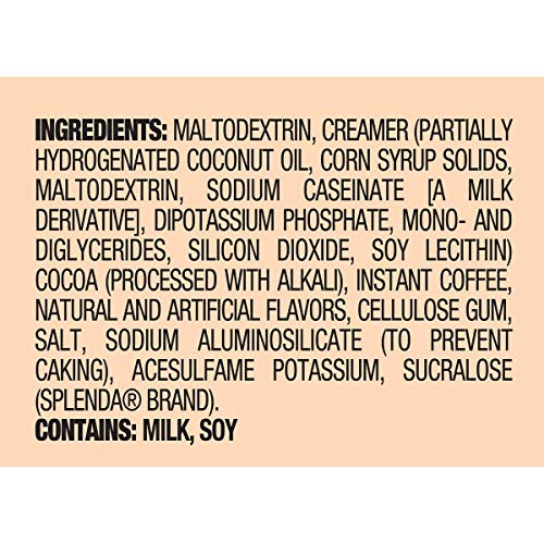 Hills Bros Instant Sugar-Free Double Mocha Cappuccino Mix, Easy to Use, Enjoy Coffeehouse Flavor from Home, Frothy and 10 g of C