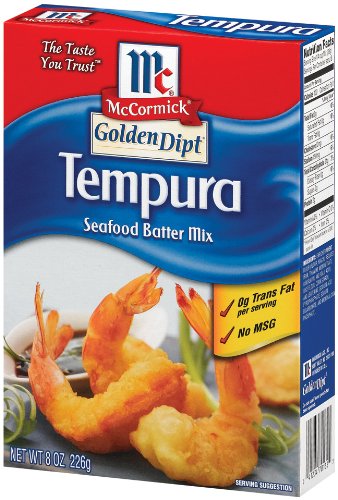 McCormick Golden Dipt Tempura Batter Mix, 8-Ounce Units (Pack of 8)