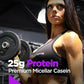 Rule 1 R1 Casein, Chocolate Fudge - 3.97 Pounds - 25g of Slow-Release Protein - 53 Servings