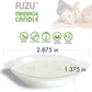 Deeva 82430: Fuzu Massage Candle Coconut Passion 4Oz White