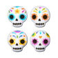 Ncs Day Of The Dead, Dia De Muerto, Skull Edible Sugar Cake Toppers, 12 Count - Great For Cupcakes, Cookies, Donuts Cakes, Cakes