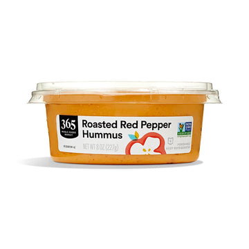 365 By Whole Foods Market, Roasted Red Pepper Hummus, 8 Ounce