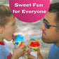 Syruvia Sugar-Free Snow Cone Syrup 12.7oz - Blue Cotton Candy - 0 Calorie Syrup For Shaved Ice  Snow Cones  Slushies  Italian Soda  Popsicles. Keto Friendly  Kosher  Dairy Free