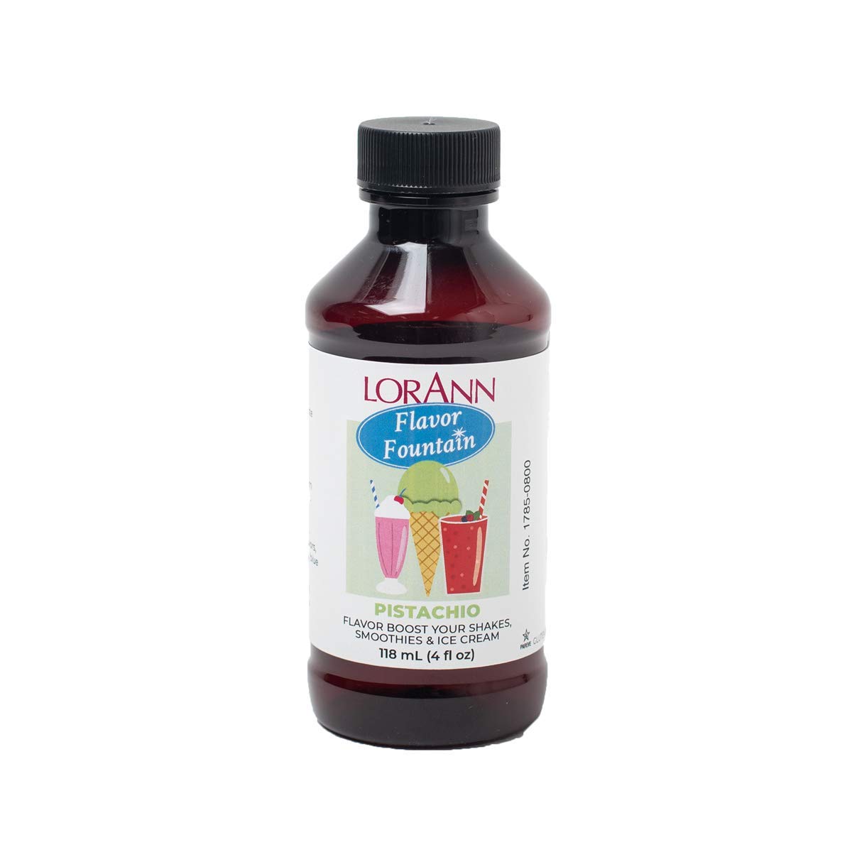Lorann Pistachio Flavor Fountain, 4 Oz Bottle