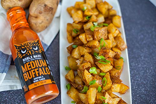 Noble Made Buffalo Sauce, Keto, Gluten Free, Vegan Dipping & Wing Sauce, Low Carb, Dairy Free, Low Calorie, Paleo, Low Sugar, an