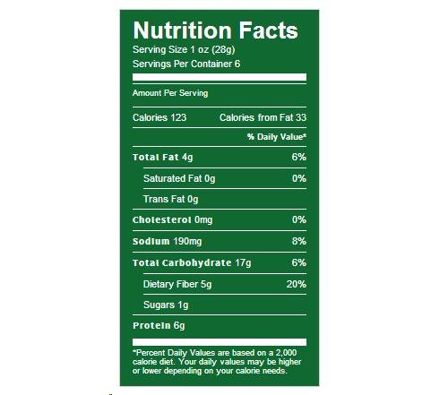 Crunchy Chickpeas Falafel 6 Ounces (Case of 8)