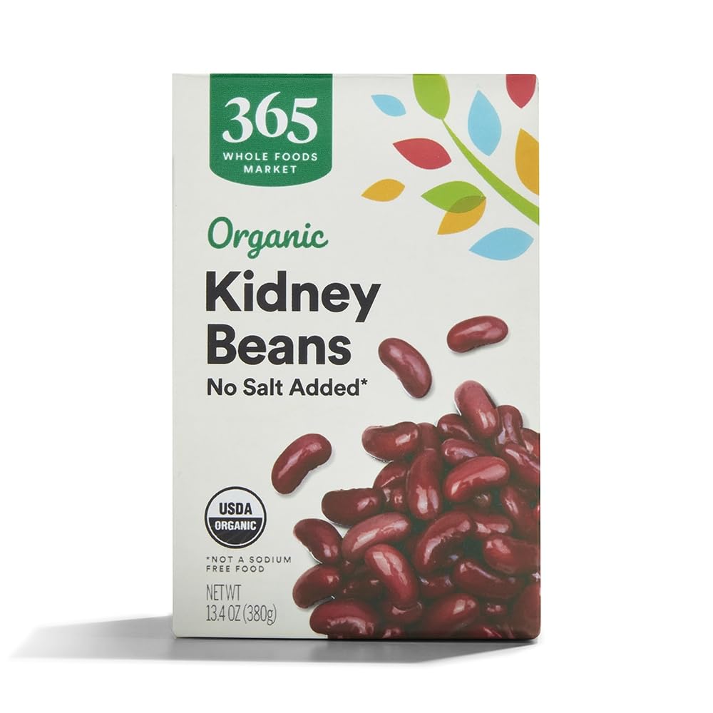 365 By Whole Foods Market, Beans Kidney No Salt Added Organic, 13.4 Ounce
