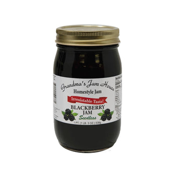 Homestyle Seedless Blackberry Jam - One Pint - Grandmas Jam House