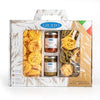 Giusto Sapore Pasta Gift Set - Imported From Italy - Perfect For The Foodie In Your Life - Italian Feast Tagliolino  Paglia E Fieno Tagliatelle  Red Pesto & Basil Pesto