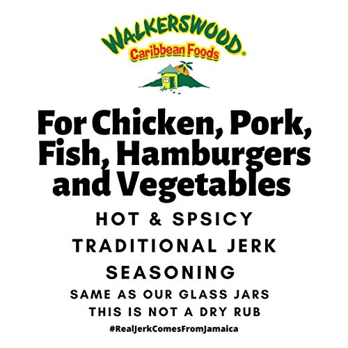 Walkerswood Traditional Jamaican Jerk Seasoning, Hot And Spicy, 128 Fl Oz