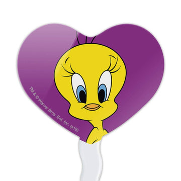 GRAPHICS & MORE Tweety Bird Cupcake Picks Set of 6 - Multi Color, One Size Decoration Toppers