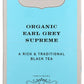 Harney & Sons enhanced Tea  Organic Earl Grey Supreme Black Tea  Individually Wrapped Tea Bags  20/box