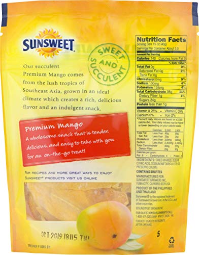 Sunsweet Premium Mango, 5 Ounce
