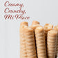 Pirucream Wafer Rolls – Delicious Crispy Coconut Creme Rolled Wafers Bites Filled Italian Snack Sticks Coco Roll Screen Time Relaxing Coffee Cookie Ice Cream Snacking Break (300Gr/ 10.58Oz – 1 Pack Tin)