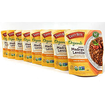 Madras Lentil Tasty Bite Organic Indian Madras Lentils10 Ounce (Pack Of 8)