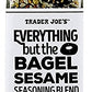 Trader Joes Everything but the Bagel Sesame Seasoning BlendTrader Joes Chile Lime Seasoning Blend