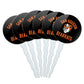 Graphics & More Sam Houston State University Bearkats Cupcake Picks Toppers Decoration Set Of 6