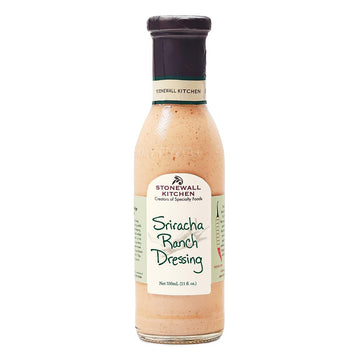Stonewall Kitchen Sriracha Ranch Dressing, 11 fl oz, Spicy Flavor, Ideal for Salads and Dipping